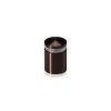 3/4'' Diameter X 3/4'' Barrel Length, Aluminum Rounded Head Standoffs, Bronze Anodized Finish Easy Fasten Standoff (For Inside / Outside use) [Required Material Hole Size: 7/16'']