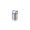 3/4'' Diameter X 3/4'' Barrel Length, Aluminum Rounded Head Standoffs, Shiny Anodized Finish Easy Fasten Standoff (For Inside / Outside use) [Required Material Hole Size: 7/16'']