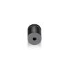 3/4'' Diameter X 3/4'' Barrel Length, Aluminum Rounded Head Standoffs, Titanium Anodized Finish Easy Fasten Standoff (For Inside / Outside use) [Required Material Hole Size: 7/16'']