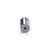 3/4'' Diameter X 3/4'' Barrel Length, Aluminum Rounded Head Standoffs, Shiny Anodized Finish Easy Fasten Standoff (For Inside / Outside use) [Required Material Hole Size: 7/16'']