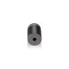 3/4'' Diameter X 1'' Barrel Length, Aluminum Rounded Head Standoffs, Titanium Anodized Finish Easy Fasten Standoff (For Inside / Outside use) [Required Material Hole Size: 7/16'']