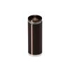 3/4'' Diameter X 1-3/4'' Barrel Length, Aluminum Rounded Head Standoffs, Bronze Anodized Finish Easy Fasten Standoff (For Inside / Outside use) [Required Material Hole Size: 7/16'']