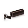 3/4'' Diameter X 1-3/4'' Barrel Length, Aluminum Rounded Head Standoffs, Bronze Anodized Finish Easy Fasten Standoff (For Inside / Outside use) [Required Material Hole Size: 7/16'']