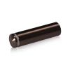 3/4'' Diameter X 2-1/2'' Barrel Length, Aluminum Rounded Head Standoffs, Bronze Anodized Finish Easy Fasten Standoff (For Inside / Outside use) [Required Material Hole Size: 7/16'']