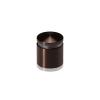 1'' Diameter X 3/4'' Barrel Length, Aluminum Rounded Head Standoffs, Bronze Anodized Finish Easy Fasten Standoff (For Inside / Outside use) [Required Material Hole Size: 7/16'']