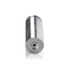 1'' Diameter X 1-3/4 Barrel Length, Aluminum Rounded Head Standoffs, Shiny Anodized Finish Easy Fasten Standoff (For Inside / Outside use) [Required Material Hole Size: 7/16'']