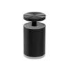 1-1/2'' Diameter X 2''  Barrel Length, Aluminum Black Anodized Finish. Easy Fasten Adjustable Edge Grip Standoff (For Inside Use Only)
