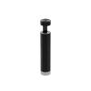 1/2'' Diameter X 2''  Barrel Length, Aluminum Black Anodized Finish. Easy Fasten Adjustable Edge Grip Standoff (For Inside Use Only)