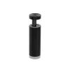 3/4'' Diameter X 2''  Barrel Length, Aluminum Black Anodized Finish. Easy Fasten Adjustable Edge Grip Standoff (For Inside Use Only)