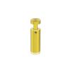 5/8'' Diameter X 1-1/2''  Barrel Length, Aluminum Gold Anodized Finish. Easy Fasten Adjustable Edge Grip Standoff (For Inside Use Only)