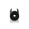 Aluminum Black Anodized Finish 1'' x 1-3/8''  Projecting Gripper, Holds Up To 1/2'' Material
