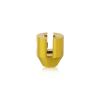 Aluminum Gold Anodized Finish Projecting Gripper, Holds Up To 3/16'' Material