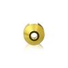 Aluminum Gold Anodized Finish Projecting Gripper, Holds Up To 3/8'' Material