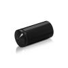 1'' Diameter X 1-3/4 Barrel Length, Aluminum Rounded Head Standoffs, Black Anodized Finish Easy Fasten Standoff (For Inside / Outside use) [Required Material Hole Size: 7/16'']