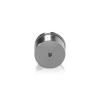 1-1/4'' Diameter X 1/2'' Barrel Length, Aluminum Rounded Head Standoffs, Shiny Anodized Finish Easy Fasten Standoff (For Inside / Outside use) [Required Material Hole Size: 7/16'']