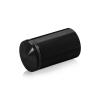 1-1/4'' Diameter X 1-3/4'' Barrel Length, Aluminum Rounded Head Standoffs, Black Anodized Finish Easy Fasten Standoff (For Inside / Outside use) [Required Material Hole Size: 7/16'']