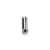 1/2'' Diameter X 1-3/4'' Barrel Length, Aluminum Rounded Head Standoffs, Shiny Anodized Finish Easy Fasten Standoff (For Inside / Outside use) [Required Material Hole Size: 3/8'']