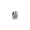 3/4'' Diameter X 1/2'' Barrel Length, Aluminum Rounded Head Standoffs, Shiny Anodized Finish Easy Fasten Standoff (For Inside / Outside use) [Required Material Hole Size: 7/16'']