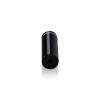 5/8'' Diameter X 1-3/4'' Barrel Length, Aluminum Rounded Head Standoffs, Black Anodized Finish Easy Fasten Standoff (For Inside / Outside use) [Required Material Hole Size: 7/16'']