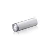 5/8'' Diameter X 1-3/4'' Barrel Length, Aluminum Rounded Head Standoffs, Clear Anodized Finish Easy Fasten Standoff (For Inside / Outside use) [Required Material Hole Size: 7/16'']