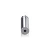 5/8'' Diameter X 1-3/4'' Barrel Length, Aluminum Rounded Head Standoffs, Shiny Anodized Finish Easy Fasten Standoff (For Inside / Outside use) [Required Material Hole Size: 7/16'']