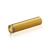 5/8'' Diameter X 2-1/2'' Barrel Length, Aluminum Rounded Head Standoffs, Gold Anodized Finish Easy Fasten Standoff (For Inside / Outside use) [Required Material Hole Size: 7/16'']