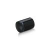 7/8'' Diameter X 1'' Barrel Length, Aluminum Rounded Head Standoffs, Black Anodized Finish Easy Fasten Standoff (For Inside / Outside use) [Required Material Hole Size: 7/16'']