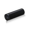 7/8'' Diameter X 2-1/2'' Barrel Length, Aluminum Rounded Head Standoffs, Black Anodized Finish Easy Fasten Standoff (For Inside / Outside use) [Required Material Hole Size: 7/16'']