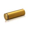 7/8'' Diameter X 2-1/2'' Barrel Length, Aluminum Rounded Head Standoffs, Gold Anodized Finish Easy Fasten Standoff (For Inside / Outside use) [Required Material Hole Size: 7/16'']