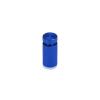 1/2'' Diameter X 3/4'' Barrel Length, Affordable Aluminum Standoffs, Blue Anodized Finish Easy Fasten Standoff (For Inside / Outside use) [Required Material Hole Size: 3/8'']
