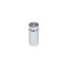 1/2'' Diameter X 3/4'' Barrel Length, Affordable Aluminum Standoffs, Silver Anodized Finish Easy Fasten Standoff (For Inside / Outside use) [Required Material Hole Size: 3/8'']