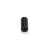 1/2'' Diameter X 1'' Barrel Length, Affordable Aluminum Standoffs, Black Anodized Finish Easy Fasten Standoff (For Inside / Outside use) [Required Material Hole Size: 3/8'']