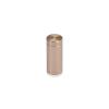 1/2'' Diameter X 1'' Barrel Length, Affordable Aluminum Standoffs, Champagne Anodized Finish Easy Fasten Standoff (For Inside / Outside use)