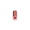 1/2'' Diameter X 1'' Barrel Length, Affordable Aluminum Standoffs, Copper Anodized Finish Easy Fasten Standoff (For Inside / Outside use) [Required Material Hole Size: 3/8'']