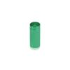 1/2'' Diameter X 1'' Barrel Length, Affordable Aluminum Standoffs, Green Anodized Finish Easy Fasten Standoff (For Inside / Outside use) [Required Material Hole Size: 3/8'']