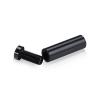 1/2'' Diameter X 1-1/2'' Barrel Length, Affordable Aluminum Standoffs, Black Anodized Finish Easy Fasten Standoff (For Inside / Outside use) [Required Material Hole Size: 3/8'']