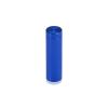 (Set of 4) 1/2'' Diameter X 1-1/2'' Barrel Length, Affordable Aluminum Standoffs, Blue Anodized Finish Standoff and (4) 2208Z Screw and (4) LANC1 Anchor for concrete/drywall (For Inside/Outside) [Required Material Hole Size: 3/8'']
