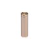 1/2'' Diameter X 1-1/2'' Barrel Length, Affordable Aluminum Standoffs, Champagne Anodized Finish Easy Fasten Standoff (For Inside / Outside use)