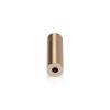 1/2'' Diameter X 1-1/2'' Barrel Length, Affordable Aluminum Standoffs, Champagne Anodized Finish Easy Fasten Standoff (For Inside / Outside use)
