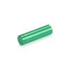 1/2'' Diameter X 1-1/2'' Barrel Length, Affordable Aluminum Standoffs, Green Anodized Finish Easy Fasten Standoff (For Inside / Outside use) [Required Material Hole Size: 3/8'']