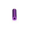 1/2'' Diameter X 1-1/2'' Barrel Length, Affordable Aluminum Standoffs, Purple Anodized Finish Easy Fasten Standoff (For Inside / Outside use) [Required Material Hole Size: 3/8'']