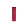 1/2'' Diameter X 1-1/2'' Barrel Length, Affordable Aluminum Standoffs, Cherry Red Anodized Finish Easy Fasten Standoff (For Inside / Outside use)