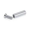 1/2'' Diameter X 1-1/2'' Barrel Length, Affordable Aluminum Standoffs, Silver Anodized Finish Easy Fasten Standoff (For Inside / Outside use)