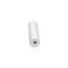 1/2'' Diameter X 1-1/2'' Barrel Length, Affordable Aluminum Standoffs, White Coated Finish Easy Fasten Standoff (For Inside / Outside use) [Required Material Hole Size: 3/8'']