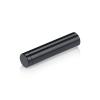 1/2'' Diameter X 2'' Barrel Length, Affordable Aluminum Standoffs, Black Anodized Finish Easy Fasten Standoff (For Inside / Outside use) [Required Material Hole Size: 3/8'']