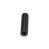 1/2'' Diameter X 2'' Barrel Length, Affordable Aluminum Standoffs, Black Anodized Finish Easy Fasten Standoff (For Inside / Outside use) [Required Material Hole Size: 3/8'']