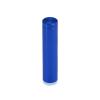 1/2'' Diameter X 2'' Barrel Length, Affordable Aluminum Standoffs, Blue Anodized Finish Easy Fasten Standoff (For Inside / Outside use) [Required Material Hole Size: 3/8'']