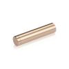 1/2'' Diameter X 2'' Barrel Length, Affordable Aluminum Standoffs, Champagne Anodized Finish Easy Fasten Standoff (For Inside / Outside use)