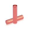 1/2'' Diameter X 2'' Barrel Length, Affordable Aluminum Standoffs, Copper Anodized Finish Easy Fasten Standoff (For Inside / Outside use) [Required Material Hole Size: 3/8'']