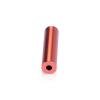 1/2'' Diameter X 2'' Barrel Length, Affordable Aluminum Standoffs, Copper Anodized Finish Easy Fasten Standoff (For Inside / Outside use) [Required Material Hole Size: 3/8'']